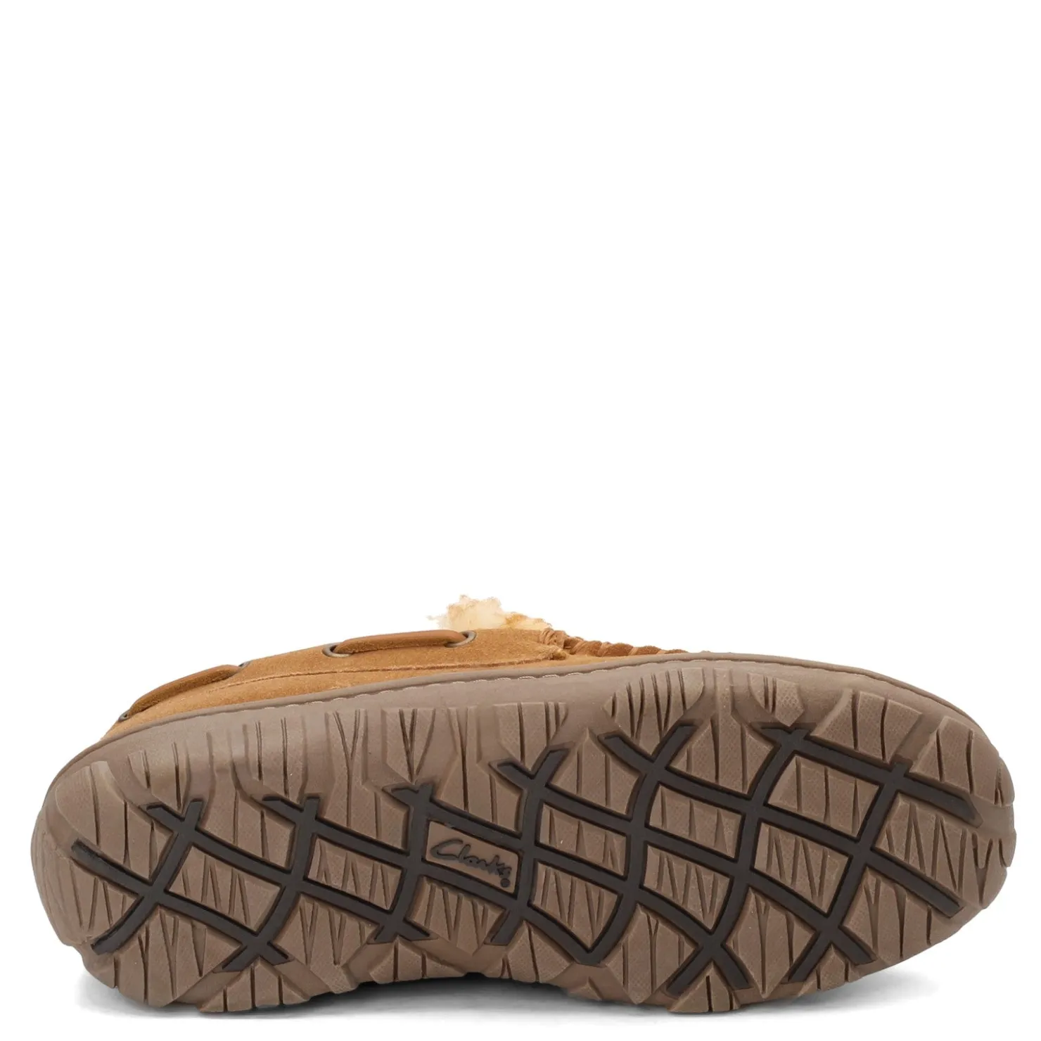 Loafers*Clarks Men's , Venetian Moccasin Slipper Cinnamon