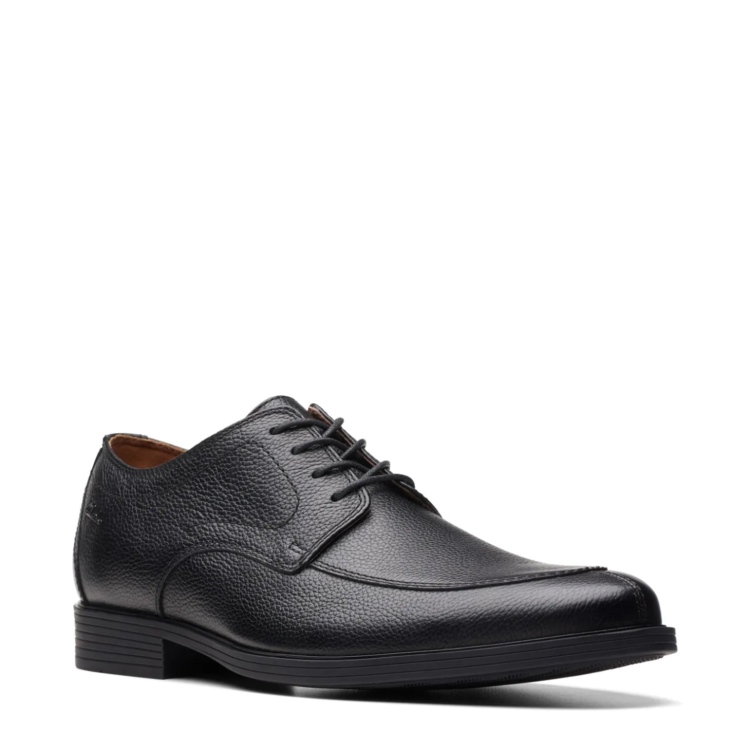 Dress*Clarks Men's , Whiddon Apron Oxford Black Tumbled