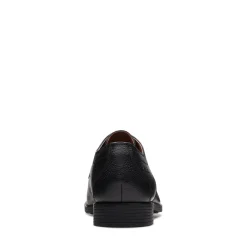 Dress*Clarks Men's , Whiddon Apron Oxford Black Tumbled