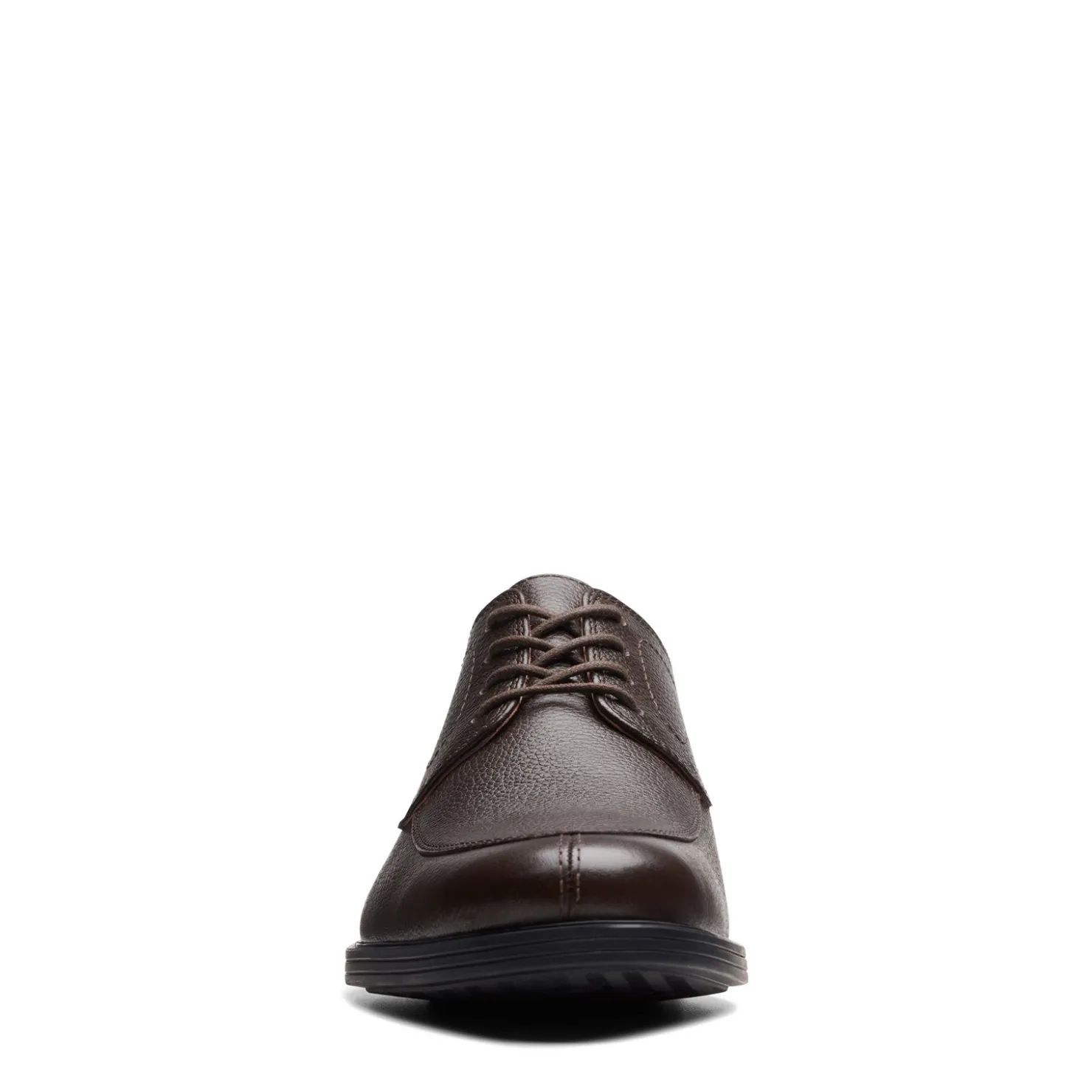 Dress*Clarks Men's , Whiddon Apron Oxford Dark Brown Tumbled