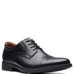 Dress*Clarks Men's , Whiddon Cap Toe Oxford Black