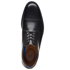 Dress*Clarks Men's , Whiddon Cap Toe Oxford Black