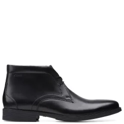 Boots*Clarks Men's , Whiddon Mid Boot Black