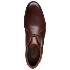 Boots*Clarks Men's , Whiddon Mid Water-Resistant Boot Mahogany