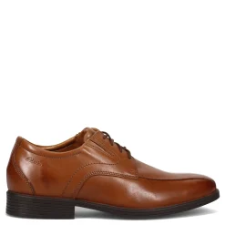 Oxfords*Clarks Men's , Whiddon Pace Oxford Dark Tan Leather
