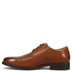 Dress*Clarks Men's , Whiddon Pace Oxford Dark Tan Leather