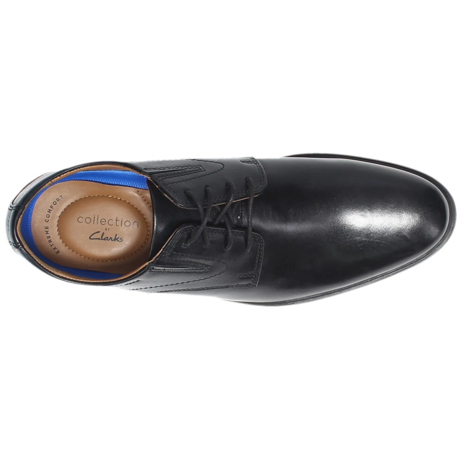 Dress*Clarks Men's , Whiddon Plain Toe Oxford Black