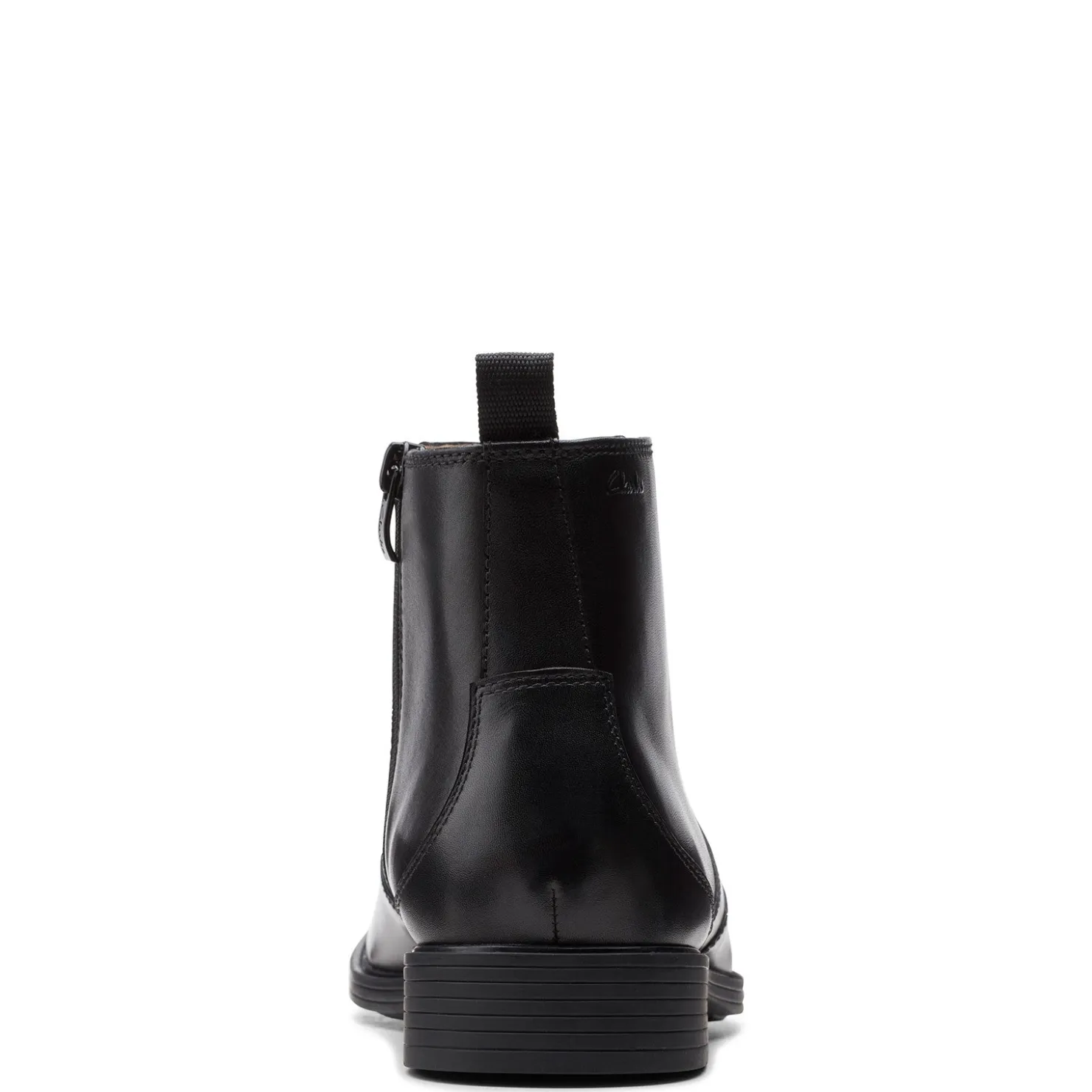 Boots*Clarks Men's , Whiddon Zip Boot Black