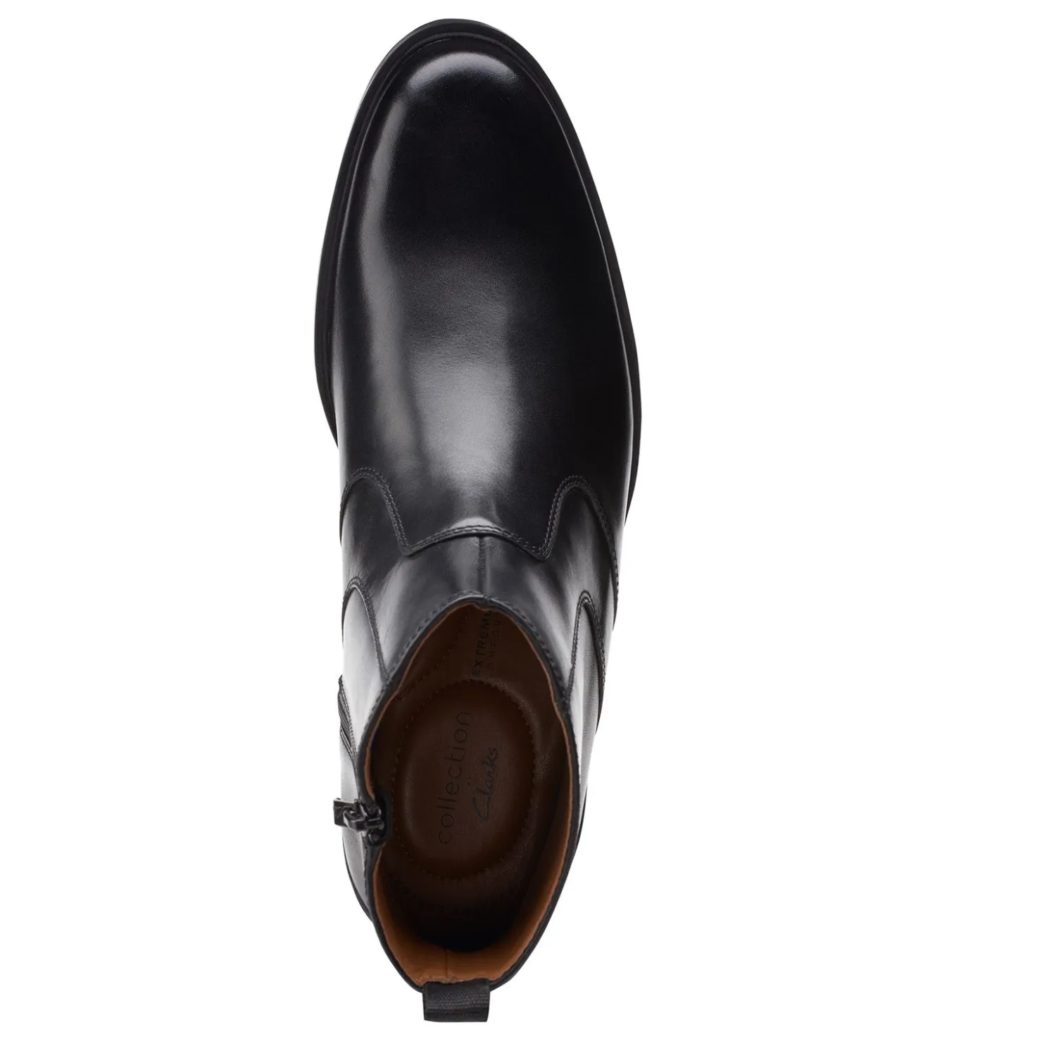 Boots*Clarks Men's , Whiddon Zip Boot Black