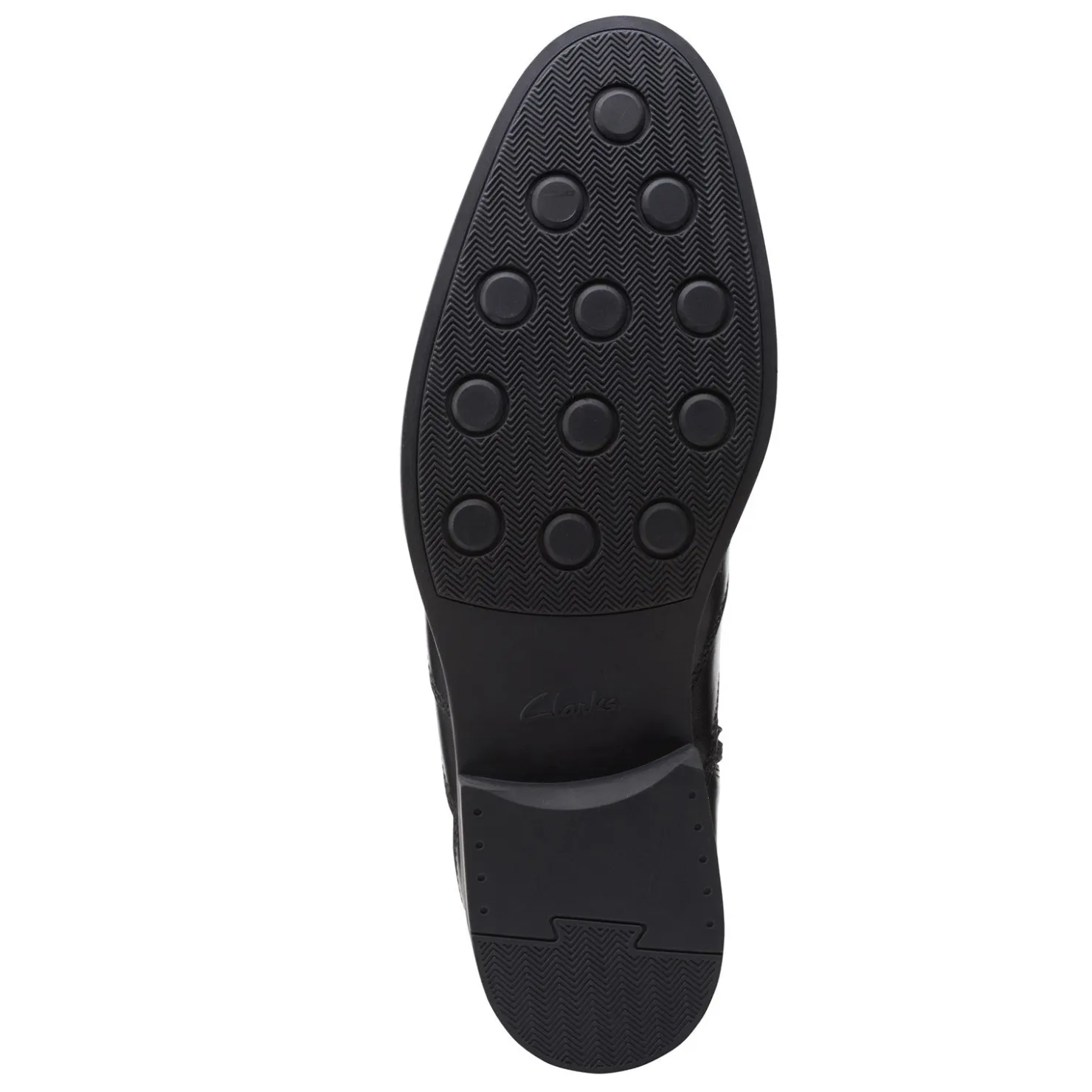 Boots*Clarks Men's , Whiddon Zip Boot Black