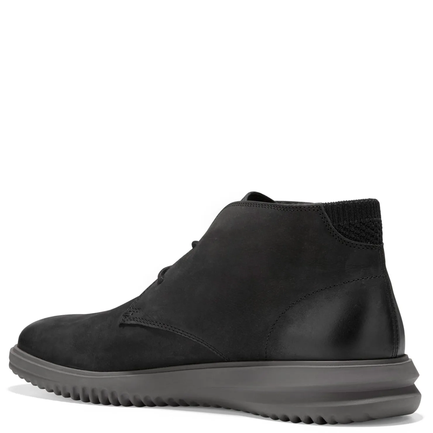 Boots*Cole Haan Men's , Grand+ Chukka Boot Black Nubuck/Black