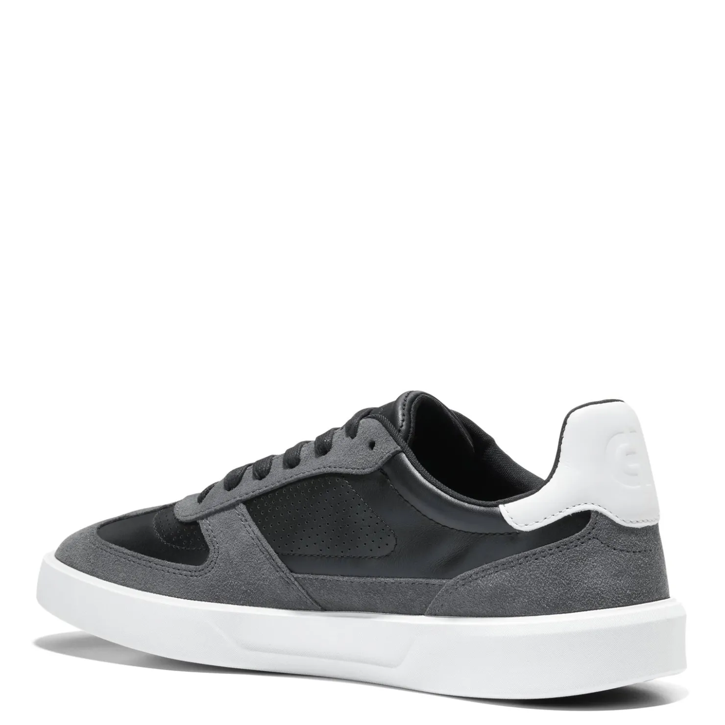 Sneakers & Athletics*Cole Haan Men's , Grand Crosscourt Modern Turf Sneaker Black/Gray Pinstripe/Optic White
