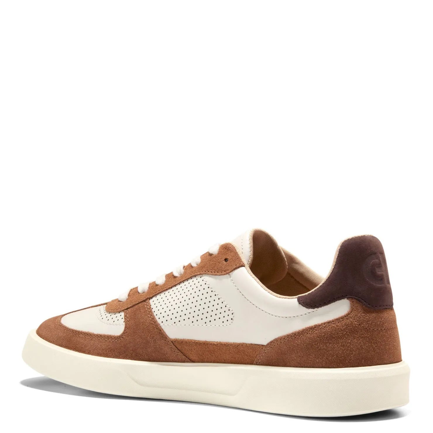 Fashion & Street*Cole Haan Men's , Grand Crosscourt Modern Turf Sneaker British Tan/Dk Chocolate/Ivory