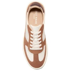 Fashion & Street*Cole Haan Men's , Grand Crosscourt Modern Turf Sneaker British Tan/Dk Chocolate/Ivory