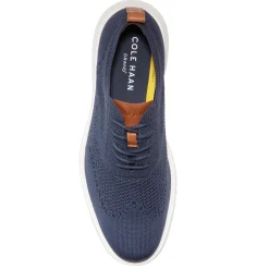 Dress*Cole Haan Men's , Grand+ Stitchlite Wingtip Oxford Marine Blue