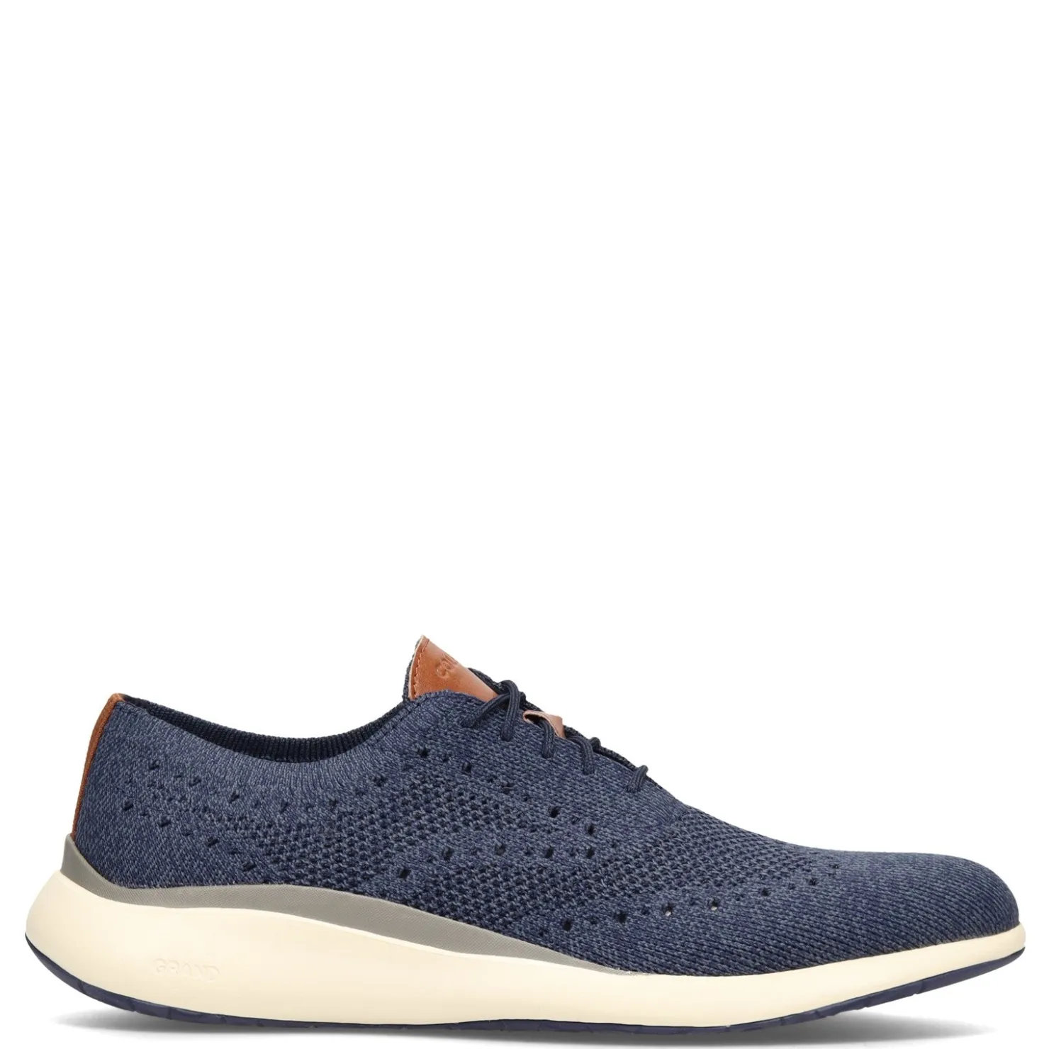 Dress*Cole Haan Men's , Grand Troy Knit Wingtip Oxford Marine