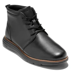 Boots*Cole Haan Men's , Grand+ Ultra Chukka Boot Black/Black