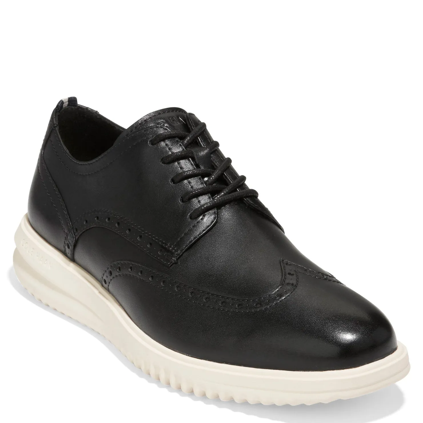 Oxfords*Cole Haan Men's , Grand+ Wingtip Oxford Black/Ivory