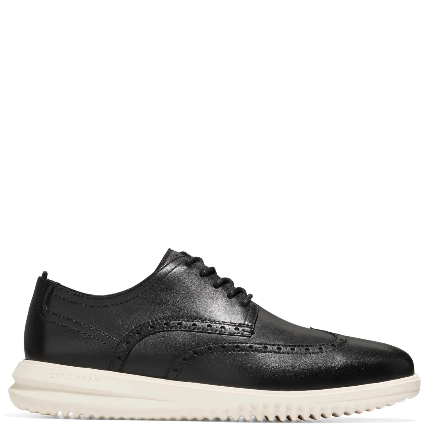 Oxfords*Cole Haan Men's , Grand+ Wingtip Oxford Black/Ivory
