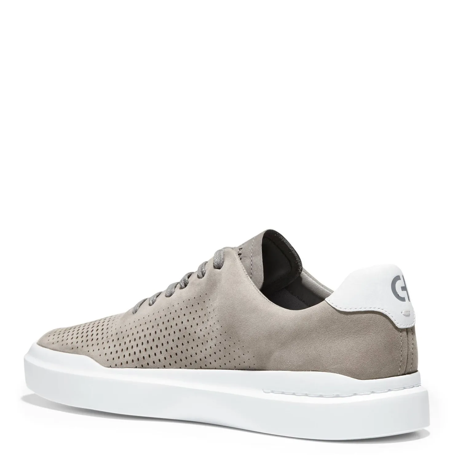 Sneakers & Athletics*Cole Haan Men's , Grandpro Rally Laser Cut Sneaker Ironstone/Optic White