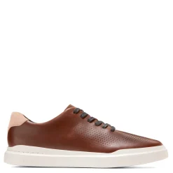 Sneakers & Athletics*Cole Haan Men's , Grandpro Rally Laser Cut Sneaker Acorn/Sesame/Ivory