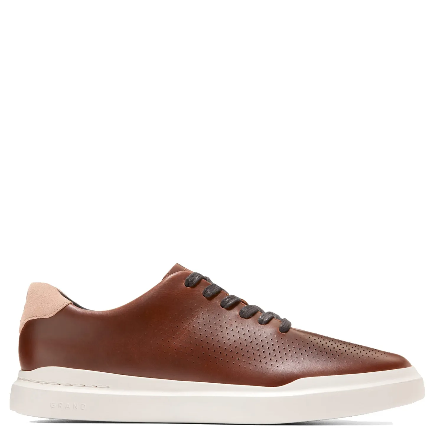 Sneakers & Athletics*Cole Haan Men's , Grandpro Rally Laser Cut Sneaker Acorn/Sesame/Ivory