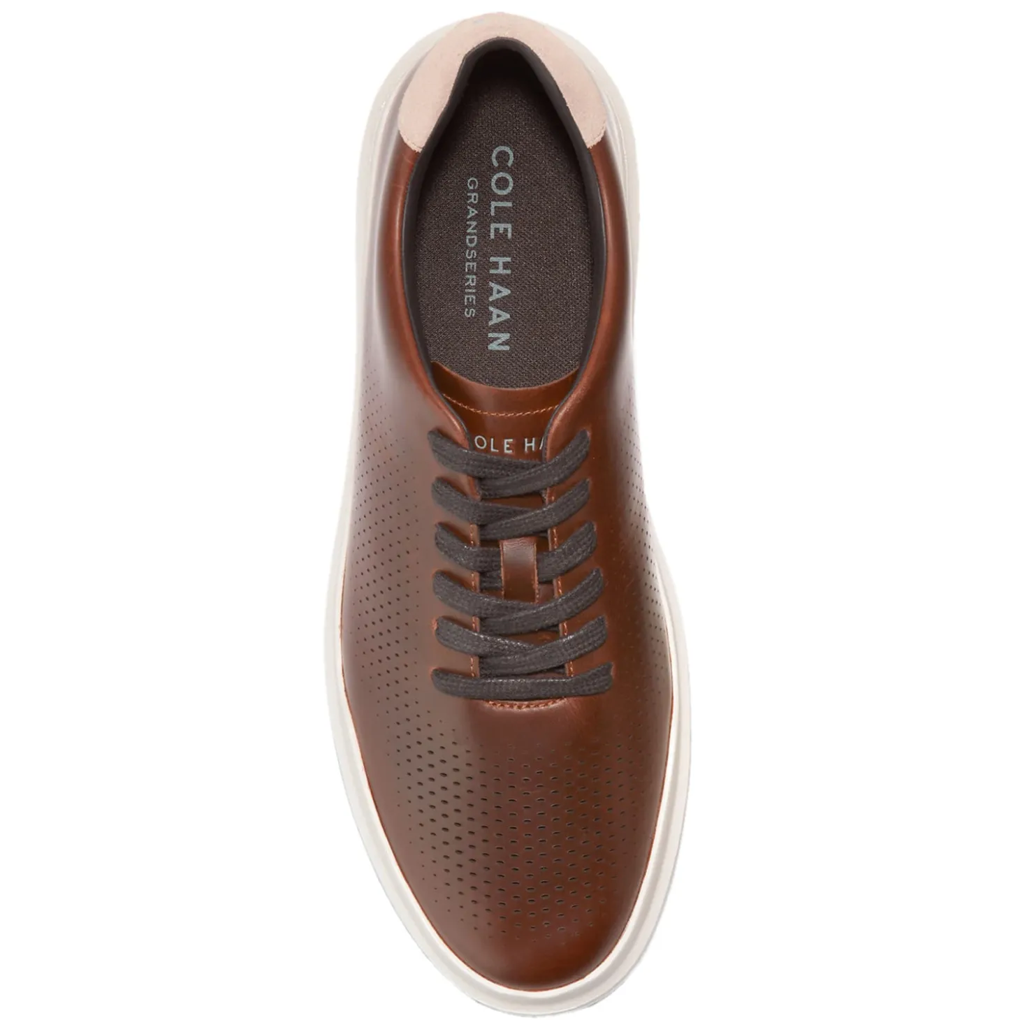 Sneakers & Athletics*Cole Haan Men's , Grandpro Rally Laser Cut Sneaker Acorn/Sesame/Ivory