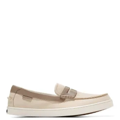 Loafers*Cole Haan Men's , Nantucket Penny Loafer Natural Canvas/Ch Dark Latte/Ivory