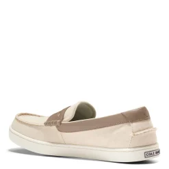Loafers*Cole Haan Men's , Nantucket Penny Loafer Natural Canvas/Ch Dark Latte/Ivory