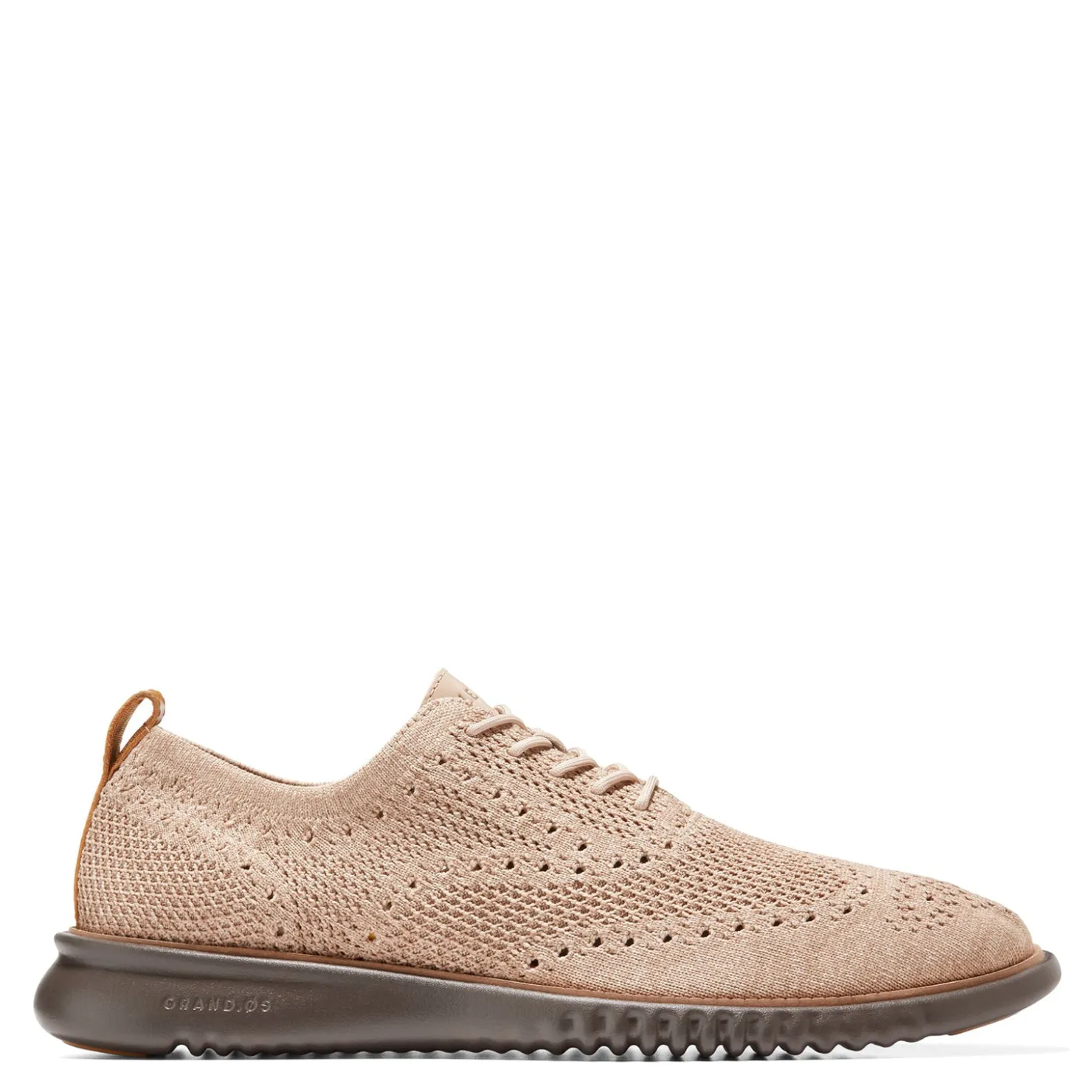 Oxfords*Cole Haan Men's , 2.ZER0GRAND Wingtip Oxford Oat/Dark Latte
