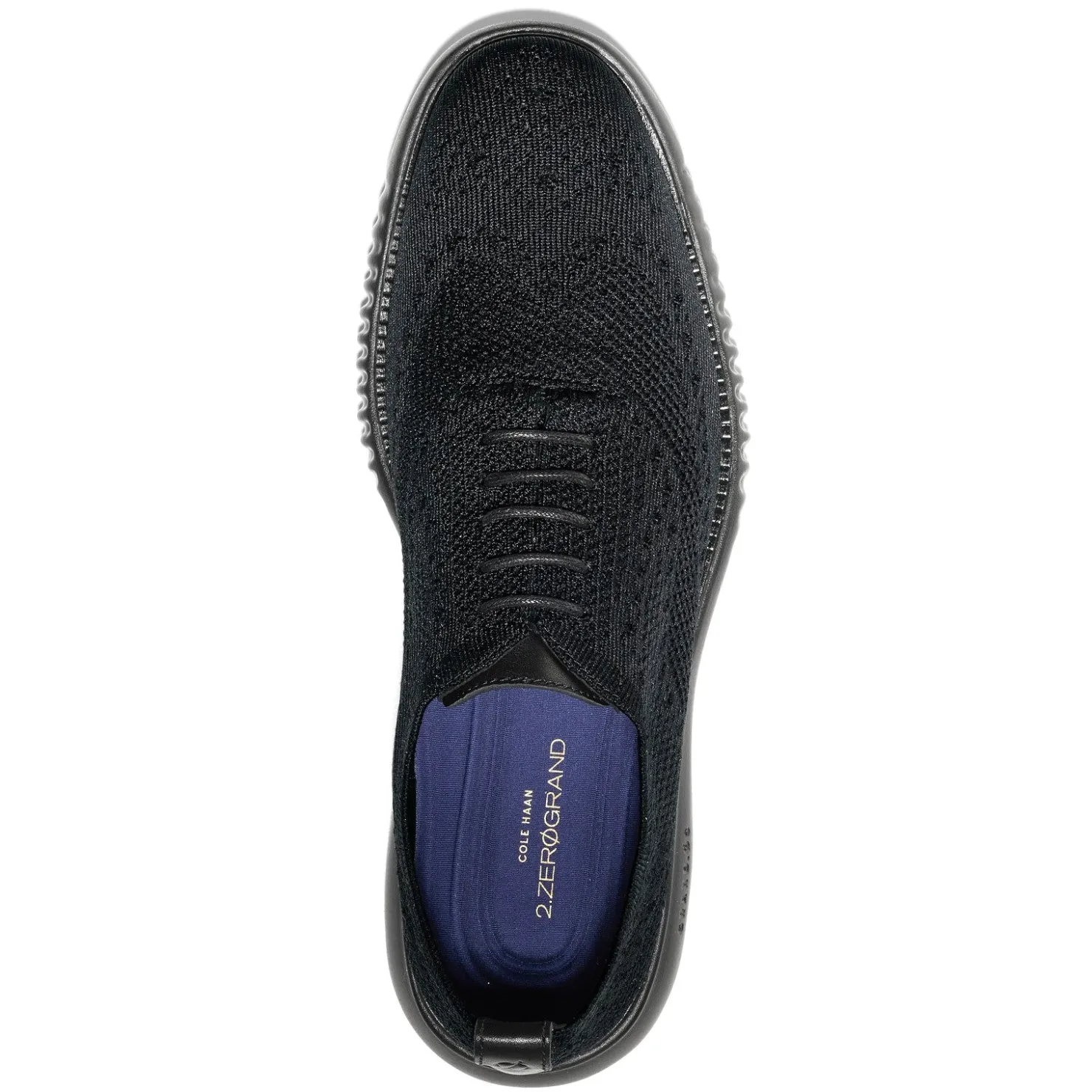 Oxfords*Cole Haan Men's , 2.ZEROGRAND Stitchlite Oxford Solid Black