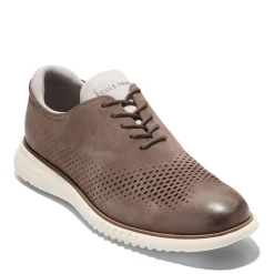 Dress*Cole Haan Men's , 2.ZEROGRAND Laser Oxford Truffle/Ivory Nubuck Upper