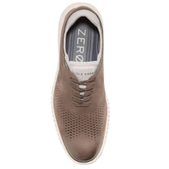 Oxfords*Cole Haan Men's , 2.ZEROGRAND Laser Oxford Truffle/Ivory Nubuck Upper