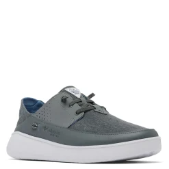 Boat Shoes*Columbia Men's , Boatside Relaxed PFG Slip-On Shoe - Wide Width Grill Mountain