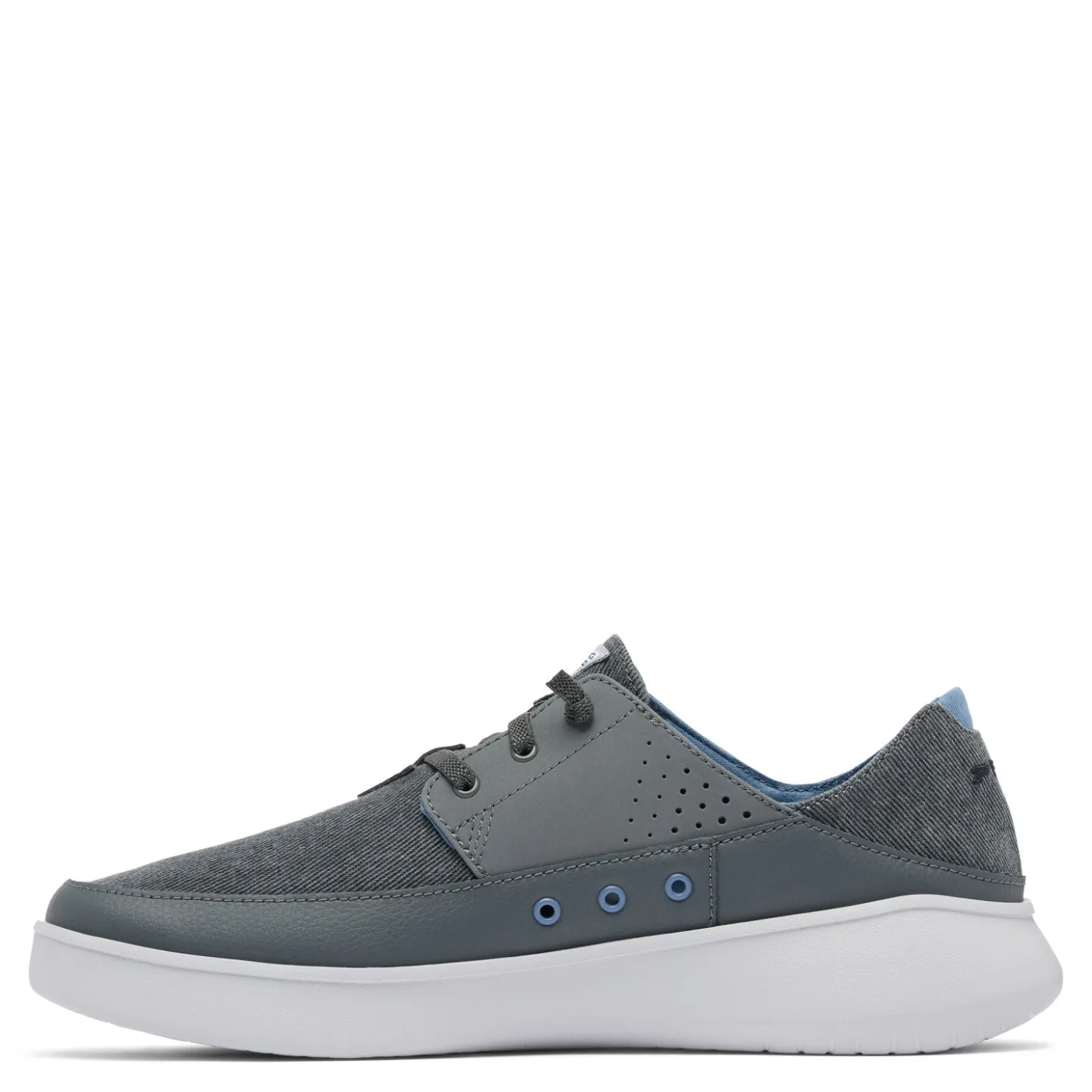 Boat Shoes*Columbia Men's , Boatside Relaxed PFG Slip-On Shoe - Wide Width Grill Mountain
