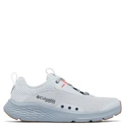 Boat Shoes*Columbia Men's , PFG Castback Fishing Sneaker - Wide Width Cirrus Grey Sunset Red