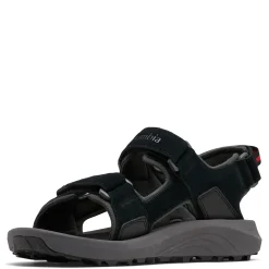 Footbed*Columbia Sportswear Company Men's Columbia, Trailstorm Hiker 3 Strap Sandal Black