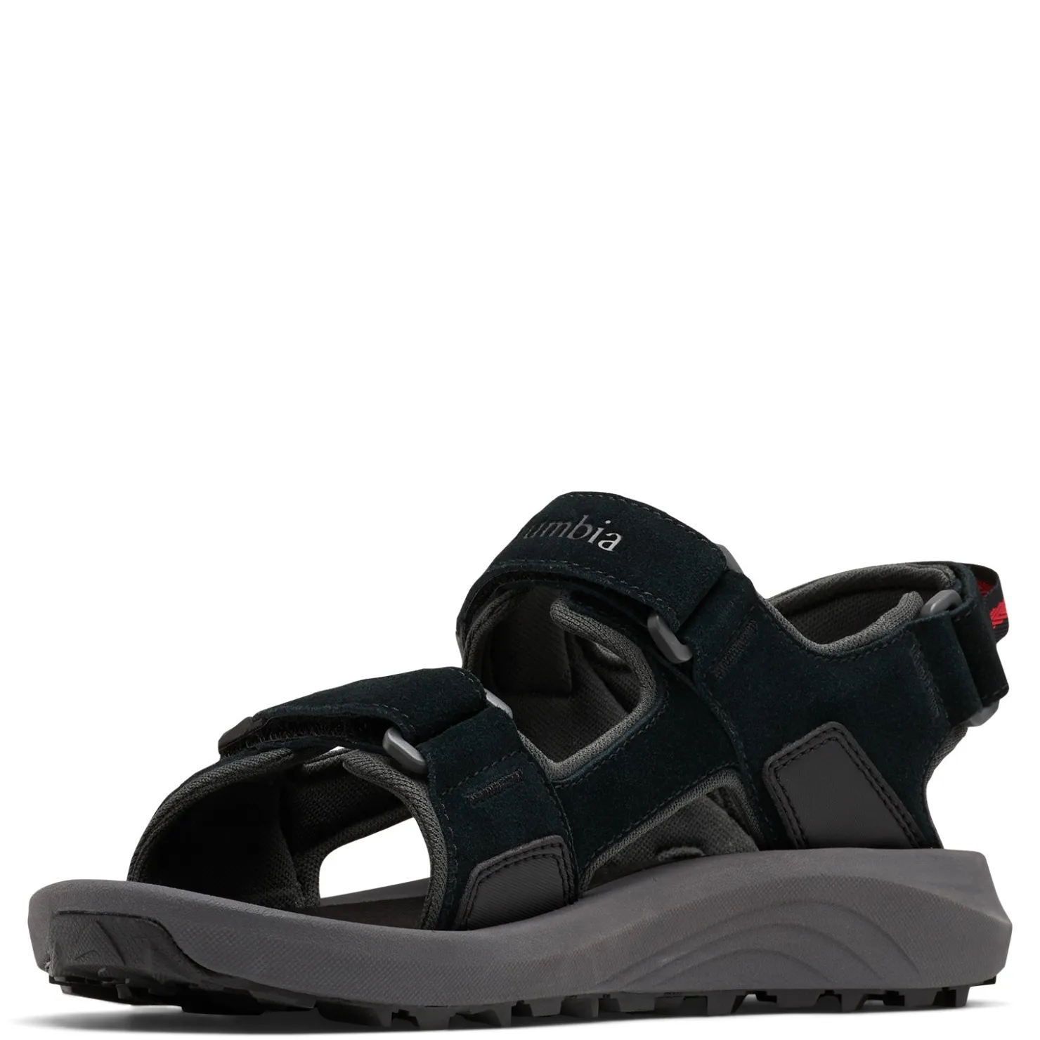 Footbed*Columbia Sportswear Company Men's Columbia, Trailstorm Hiker 3 Strap Sandal Black