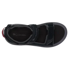 Footbed*Columbia Sportswear Company Men's Columbia, Trailstorm Hiker 3 Strap Sandal Black