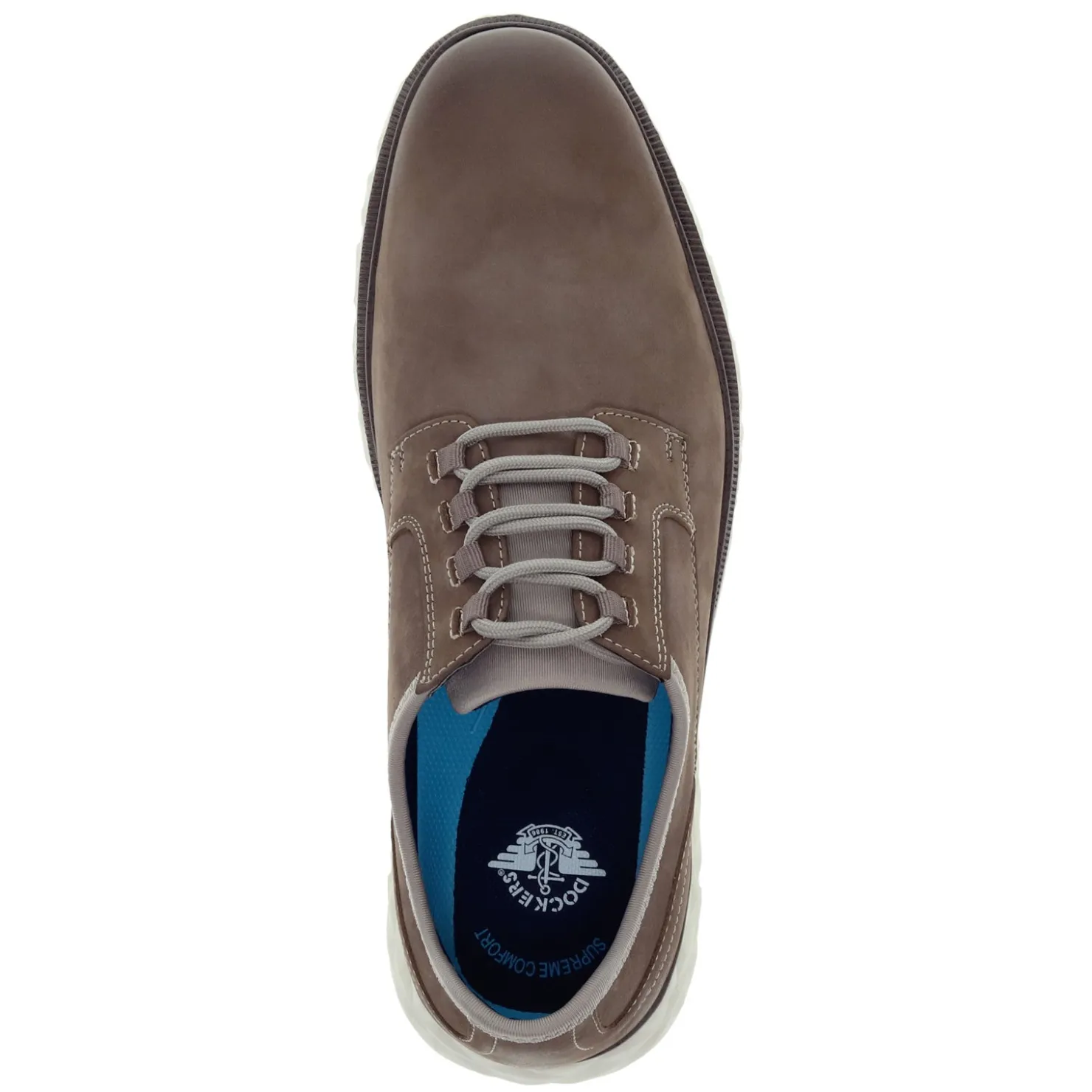 Oxfords*Dockers Men's , Callum Oxford Taupe