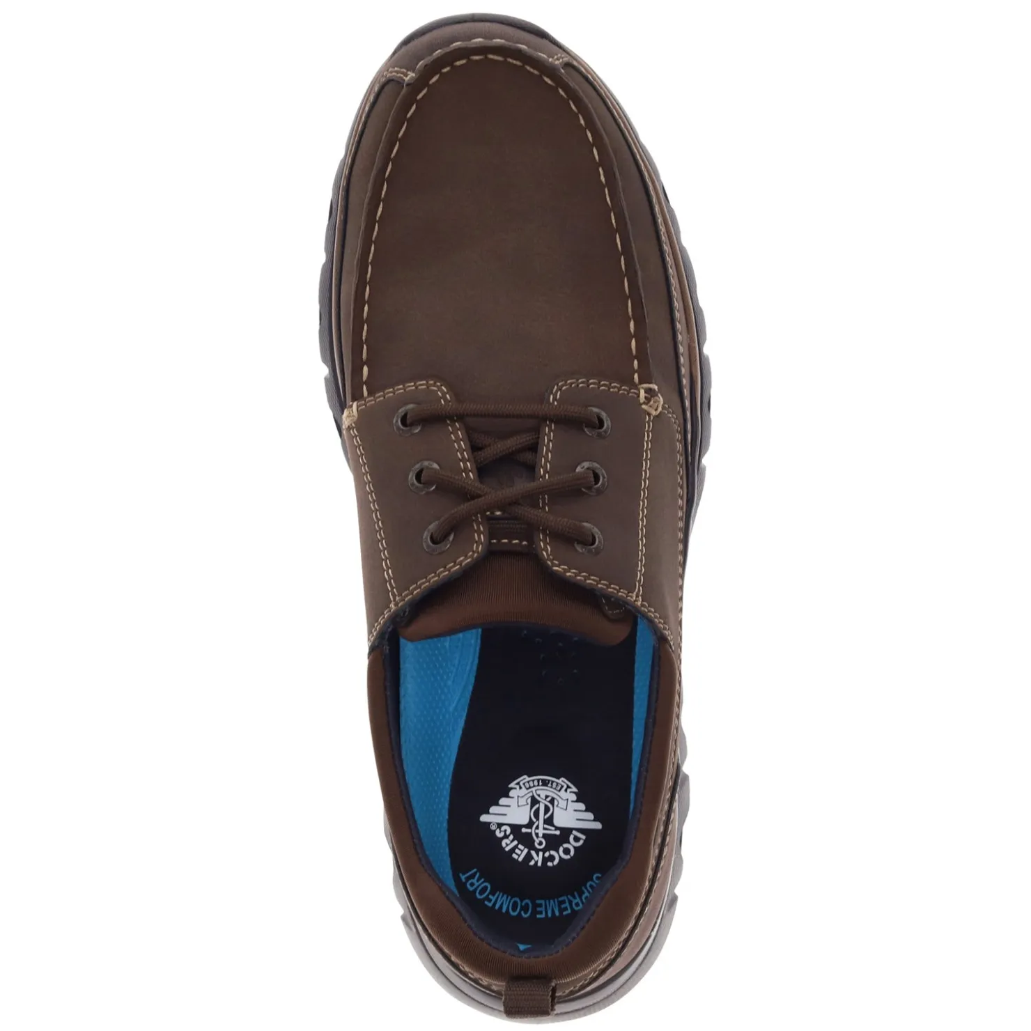 Boat Shoes*Dockers Men's , Creston Boat Shoe Dark Brown Lariat