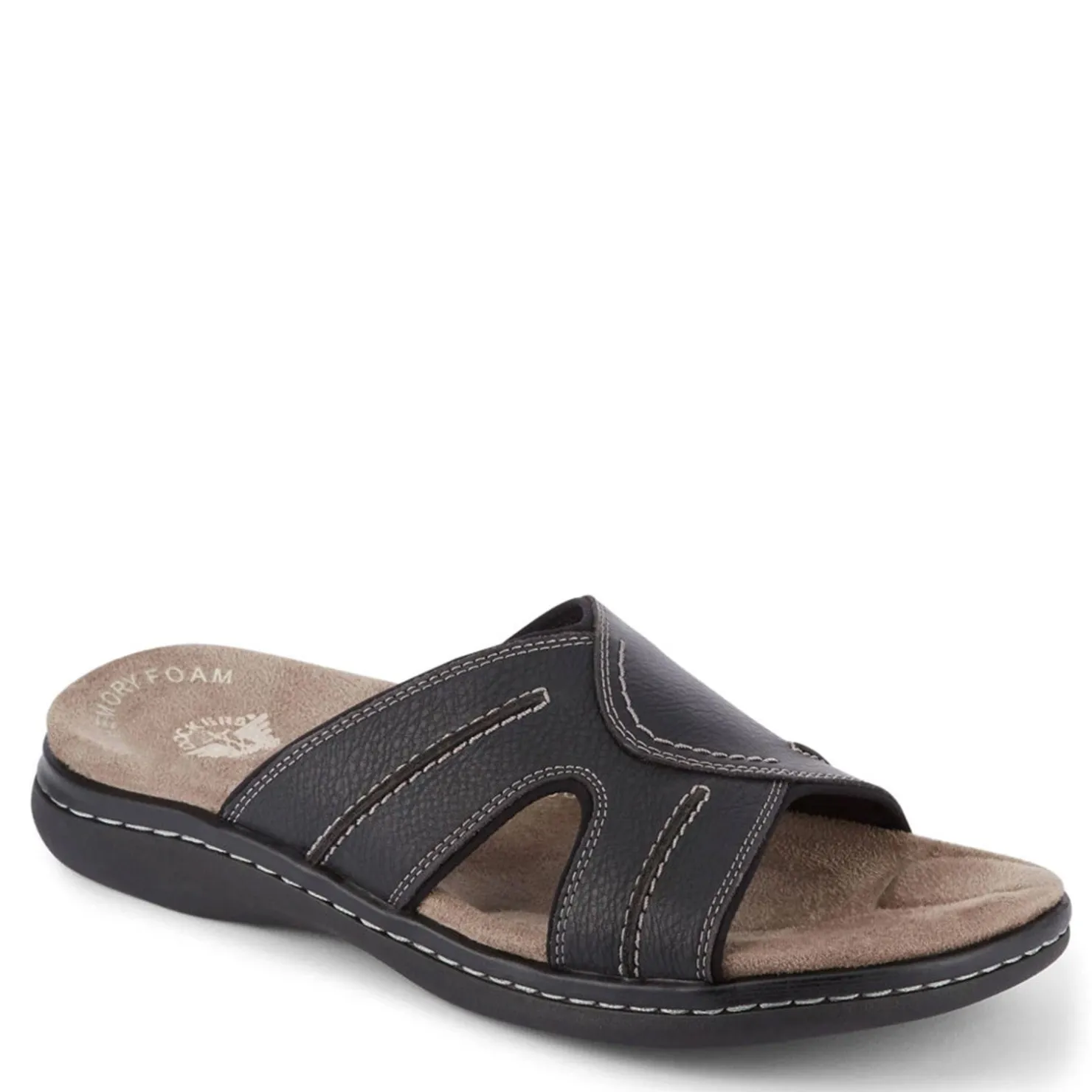 Sandals*Dockers Men's , Sunland Slide Sandal Black
