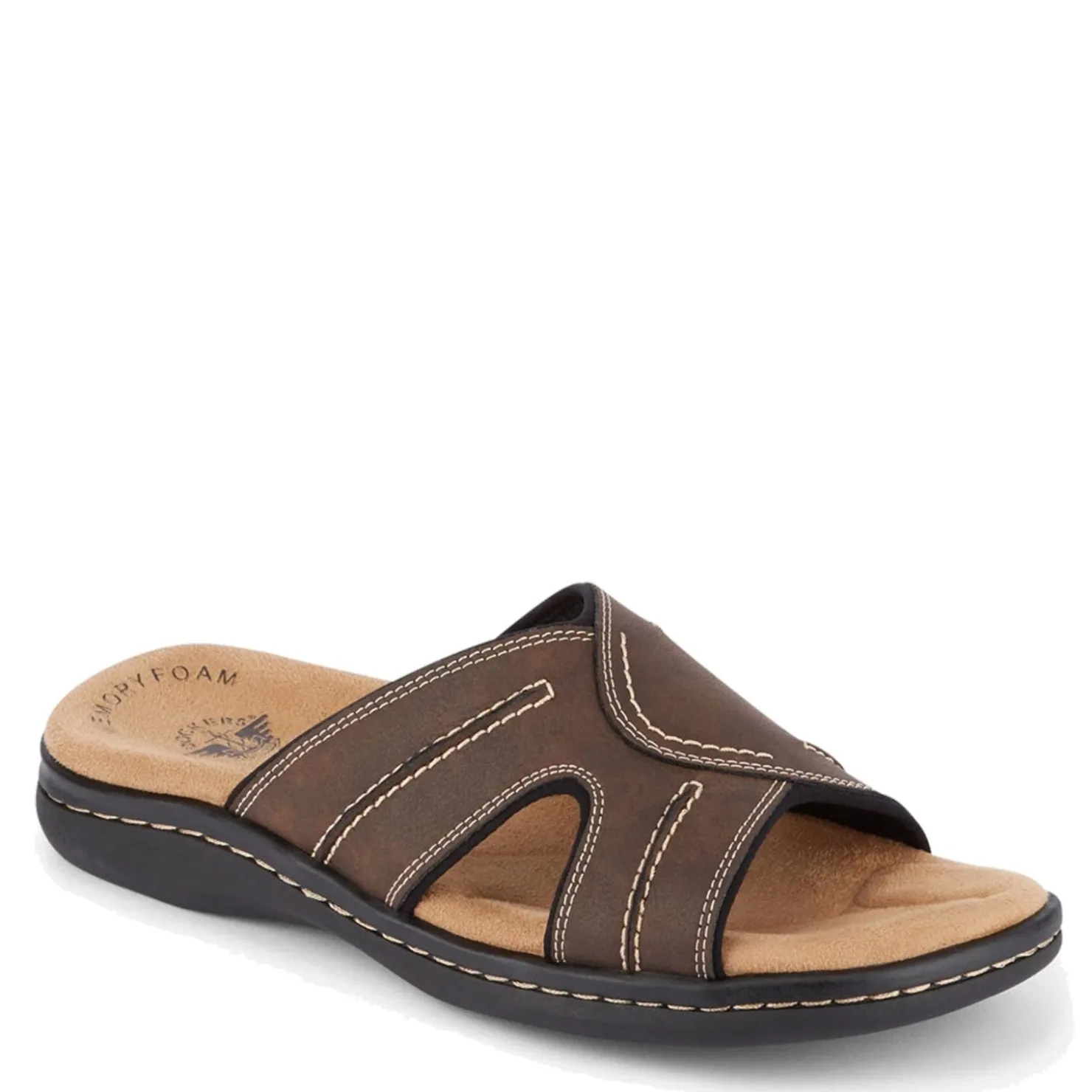 Sandals*Dockers Men's , Sunland Slide Sandal Dark Brown