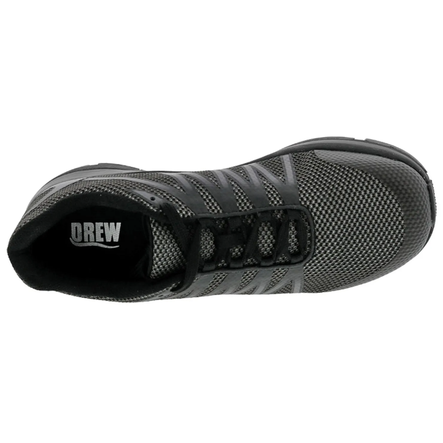 Walking*Drew Shoes Men's Drew, Player Walking Shoe Black Mesh Combo