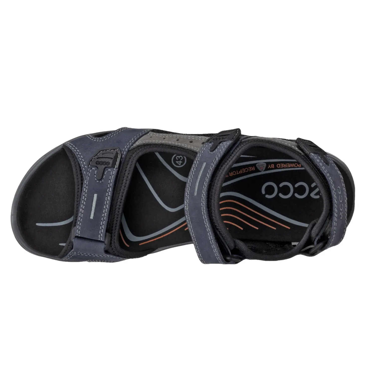 Sandals*ECCO Men's , Yucatan Sandal Marine
