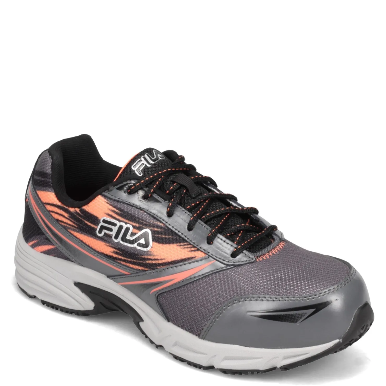 Sneakers & Athletics*Fila Men's , Meiera 2 SR CT Work Shoe Grey Orange