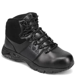 Boots*Fila Men's , Memory Breach SR Steel Toe Work Boot Black
