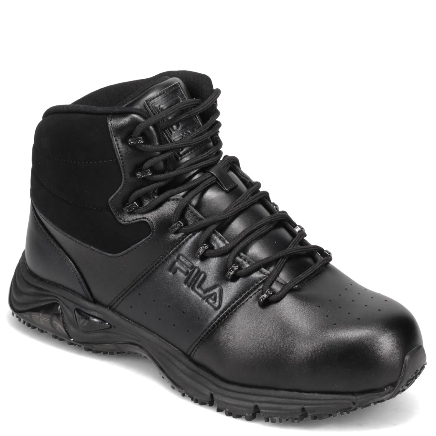Boots*Fila Men's , Memory Breach SR Steel Toe Work Boot Black