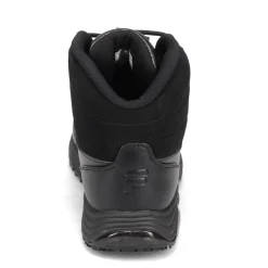 Boots*Fila Men's , Memory Breach SR Steel Toe Work Boot Black