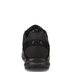 Work & Safety*Fila Men's , Memory Layers SR Work Shoe - Wide Width Black
